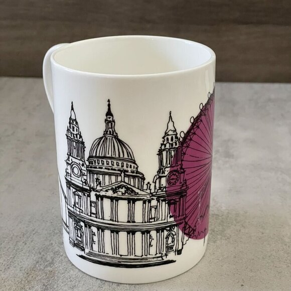 Andrew Tanner Poole Pottery Cities in Sketch London Landmarks Ceramic Mug - Picture 3 of 6